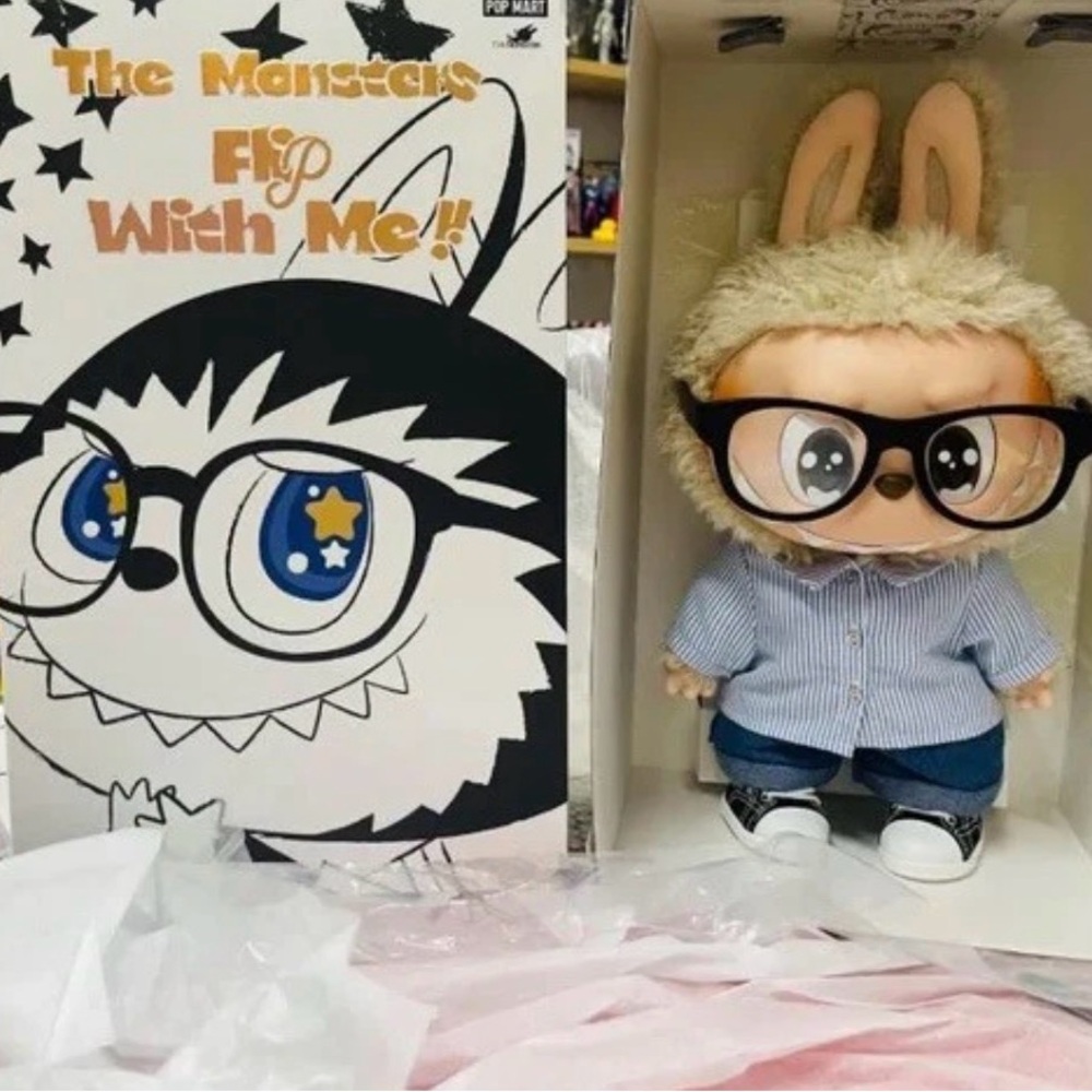 Pop MART Labubu the Monsters Flip with Me Vinyl Plush Doll Authentic - Picture 2 of 10